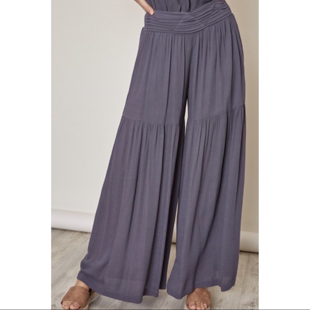 Steel Grey Woven Pants